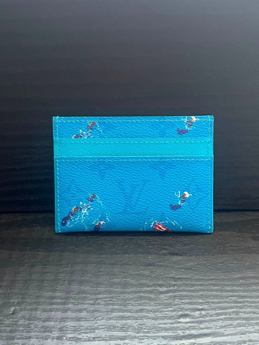 Louis Vuitton Lagoon Swimming Card Holder (unisex) - no box